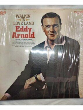 Eddy Arnold Walkin In Love Land Vintage Vinyl LP Album RCA Victor Record